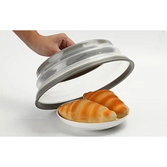 Microwave (Collapsible Cover)-(Red/Clear)-(Size 10.5 inch-26.5cm)-(New)-$33.00 - Picture 8 of 12